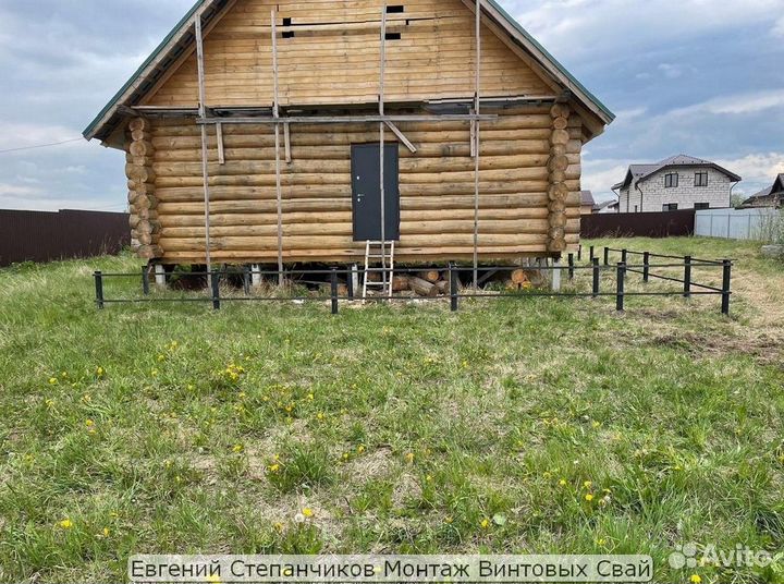 Монтаж винтовых свай