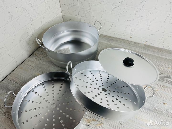 Мантоварка 13 литров 2 яруса