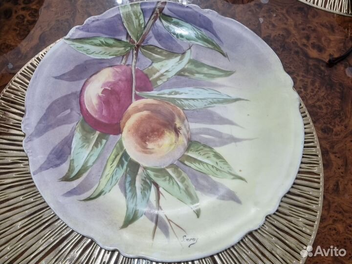 Декоративная тарелка Лимож(диаметр 30см) Франция