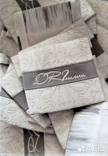 Жаккардовые этикетки