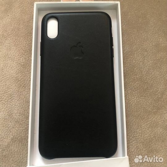 Кожаный чехол iPhone xs max