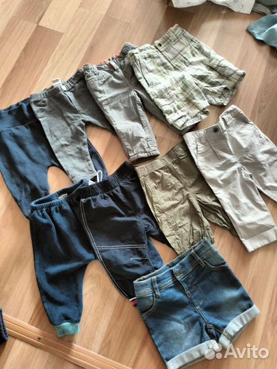 Вещи пакетом на мальчика 6-9 мес