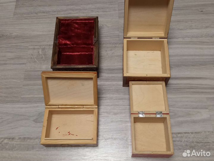 Старые Шкатулки Коробки Плетенки Хрусталь