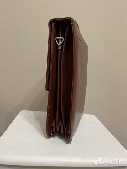 Борсетка кожаная