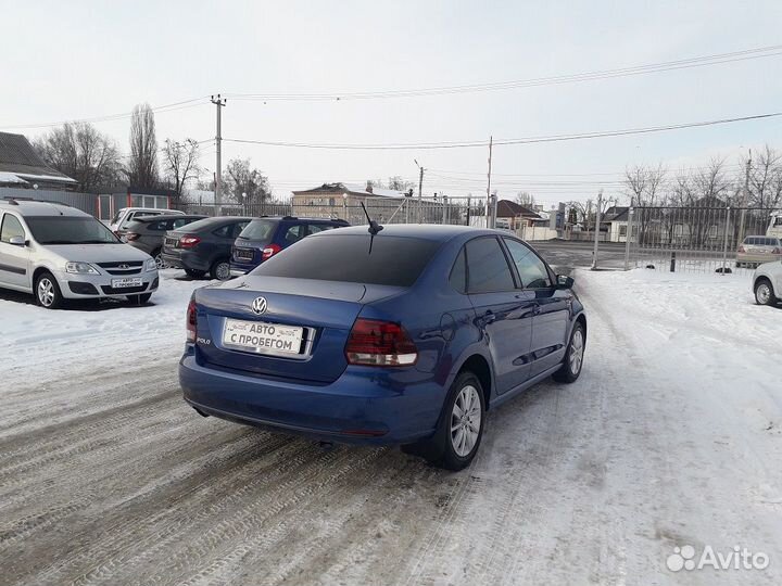 Volkswagen Polo 1.6 AT, 2020, 59 500 км