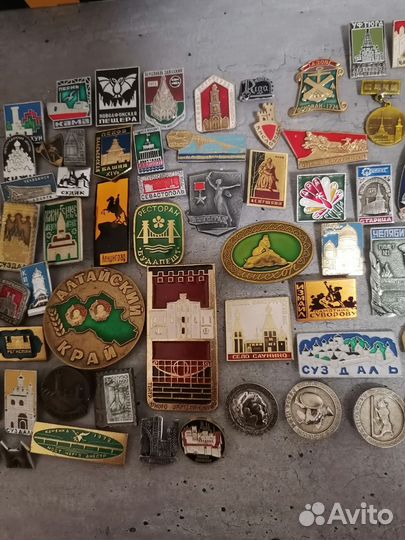 Значки СССР Архитектура памятники музеи мосты