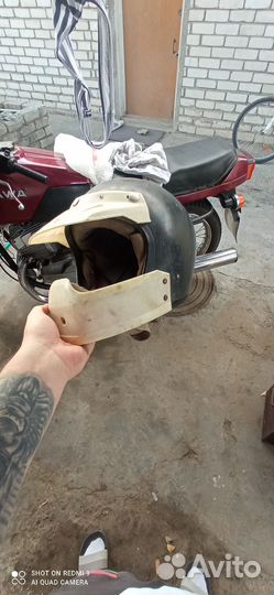 Кроссовый шлем СССР