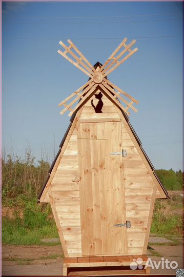Дачный туалет с установкой SKU010