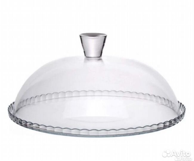 Тортовница клош с подставкой стекло