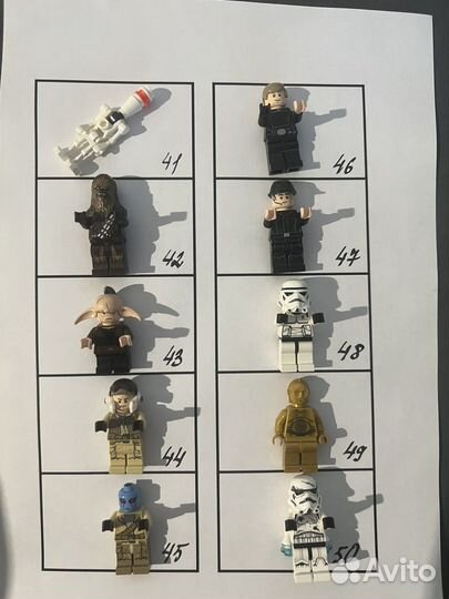 Lego минифигурки Star Wars