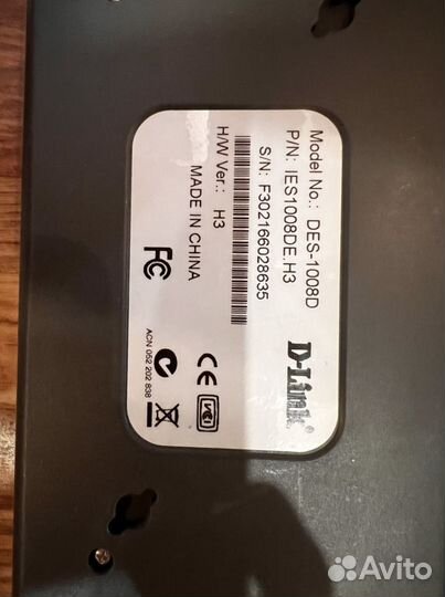 Хаб сетевой свич D-Link DES - 1008D