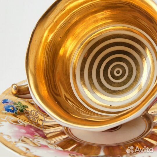 Чашка с блюдцем No.4207