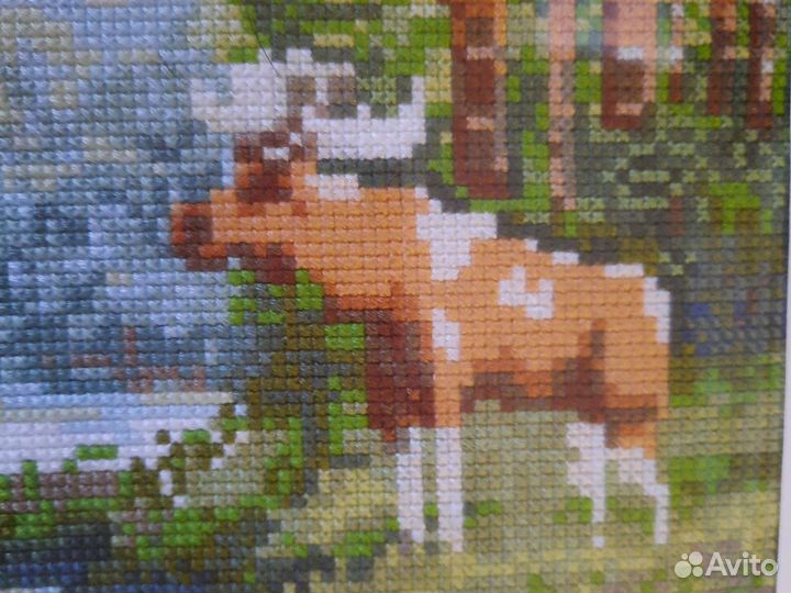 Вышивка крестом ручная работа