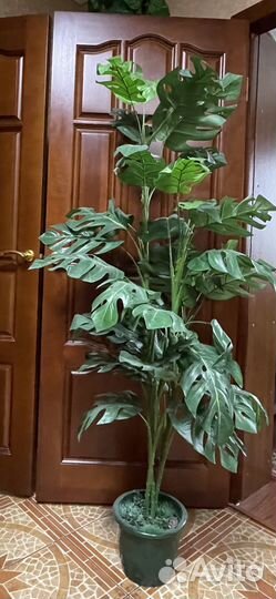 Монстера,искусственный цветок