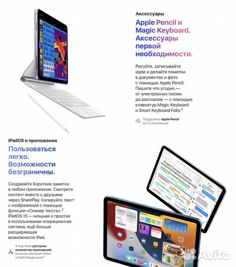 iPad air m1 256 с сим + pencil2+ чехол и стекло