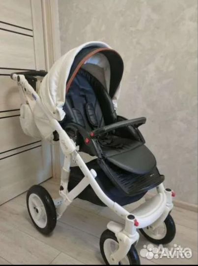Коляска adamex 3 в 1 бу