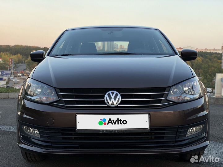 Volkswagen Polo 1.6 AT, 2015, 90 000 км