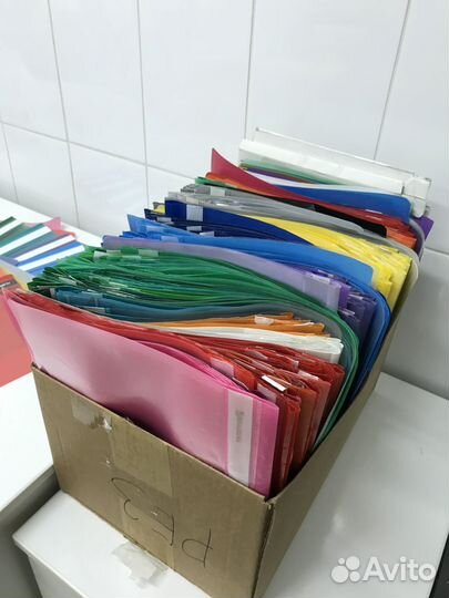 Папка пластик скоросшиватель Уголок пластик