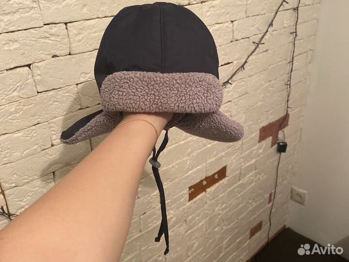 Новая зимняя детская шапка ушанка reima