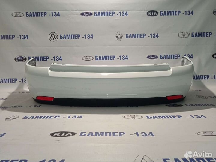 Бампер задний Лада приора седан Белое облако