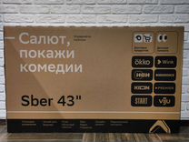 Новый Телевизор Sber SDX-43F2010B 43"(109 см)
