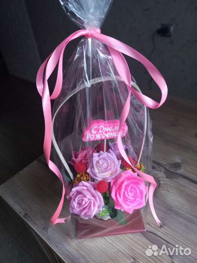 Мыло ручной работы букеты