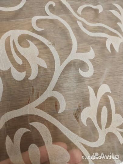 Тюль органза белая