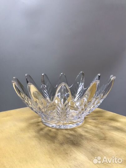 Хрустальный салатник новый/ваза для фруктов/конфет