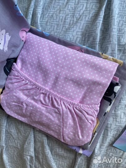 Постельное белье новое 120 на 80