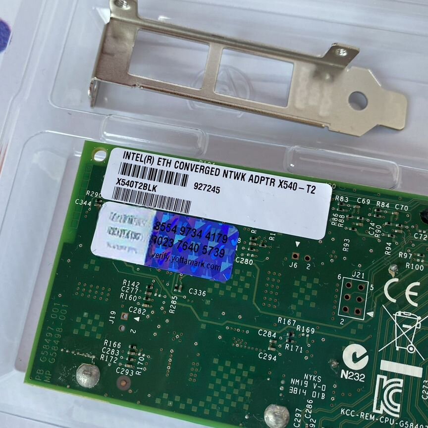 [X540-T2] Сетевая Карта Intel Dual 10gb X540-T2