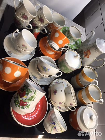 Чашки, блюдца СССР