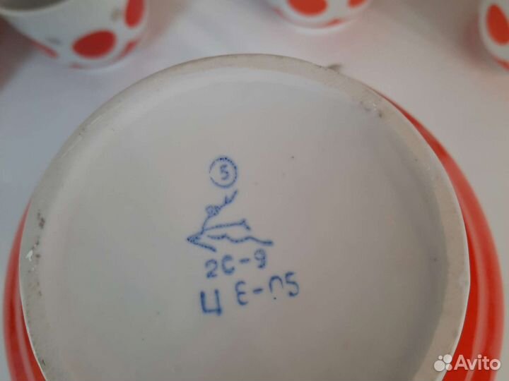 Кувшин и бокалы СССР