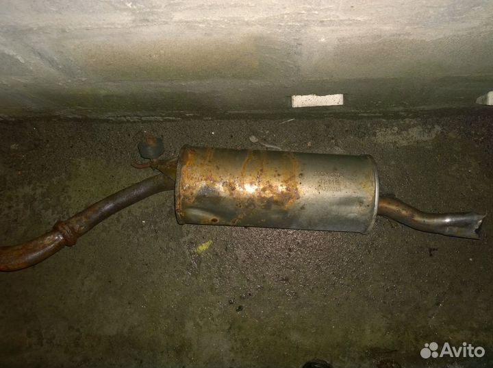 Глушитель toyota yaris verso 1.4d