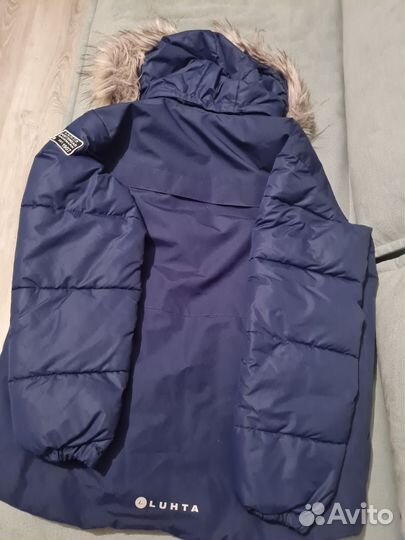 Пуховик зимний для мальчика 158