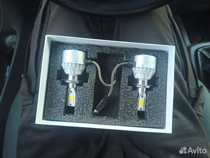 Лампы для авто светодиодные H7 (6000k) 36w 3800Lm