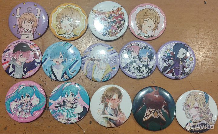 Значки с аниме