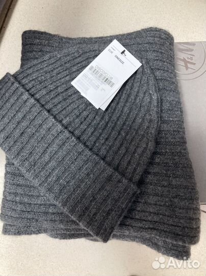 Шапка и шарф шерсть кашемир, hm premium