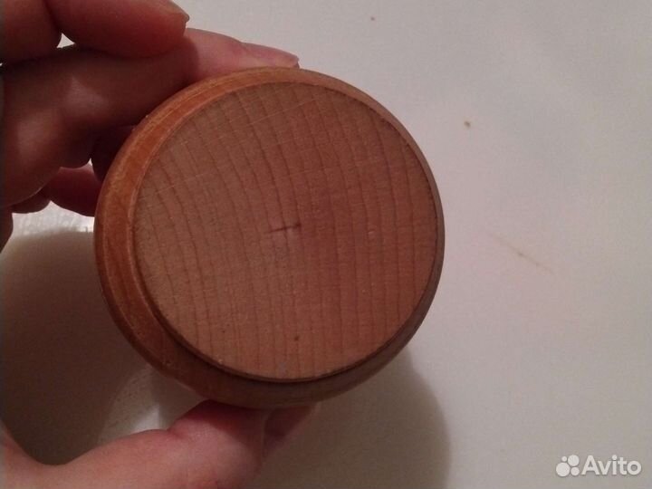 Солонка деревянная посуда для специй ёмкость новая