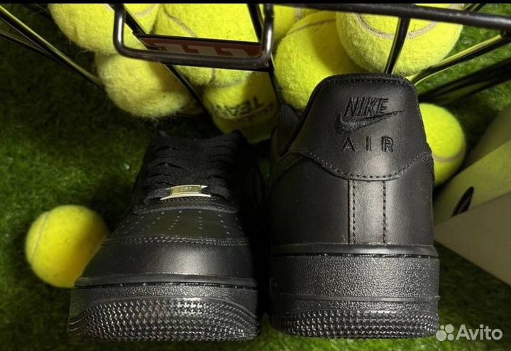 Кроссовки Nike Air Force 1 Black Оригинал