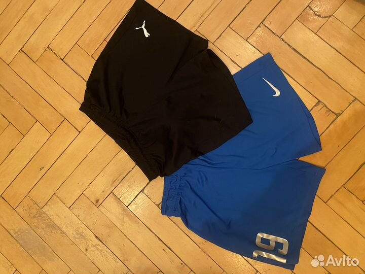 Шорты Nike и Puma на 9-12 лет