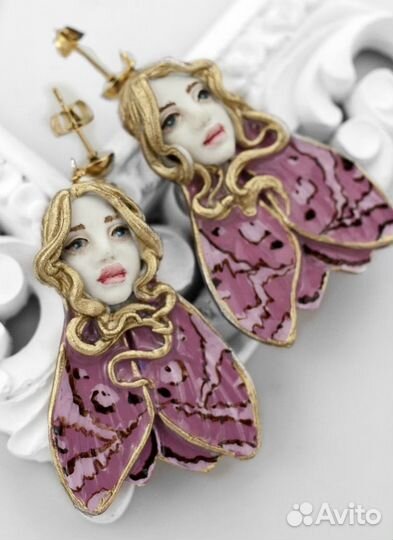 Серьги ручной работы