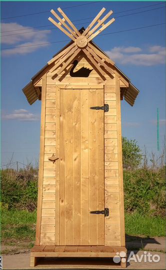 Дачный туалет с установкой SKU004