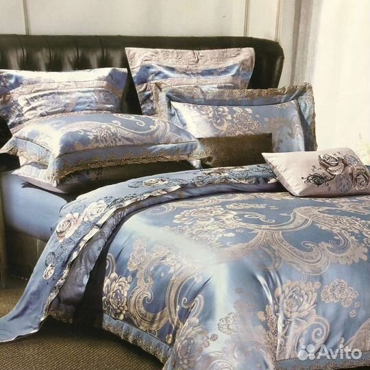 Постельное белье Сатин Жаккард Евро