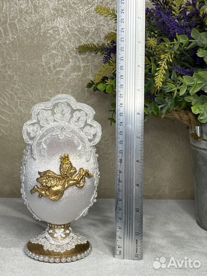 Пасхальное бархатное яйцо