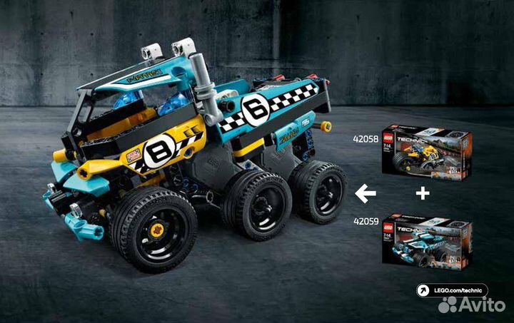 Lego Technic 42058 и 42059
