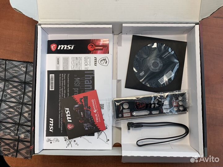 Материнская плата MSI B450 gaming plus max + AMD