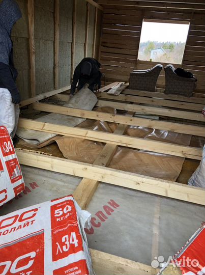 Бригада плотников строителей