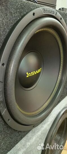 Сабвуфер Swat 15 дюймов с усилителем