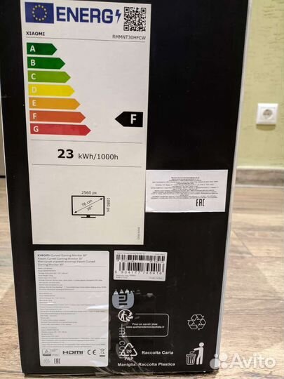 Монитор Xiaomi Curved Gaming Monitor 30'' Новый