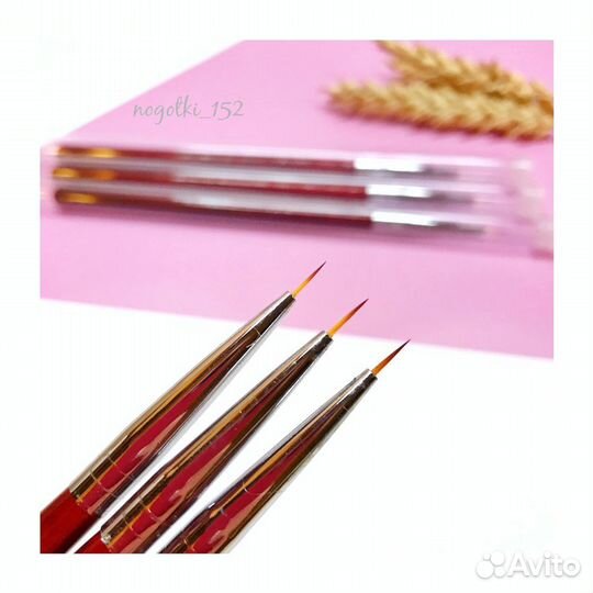 Тонкие кисти для Маникюра